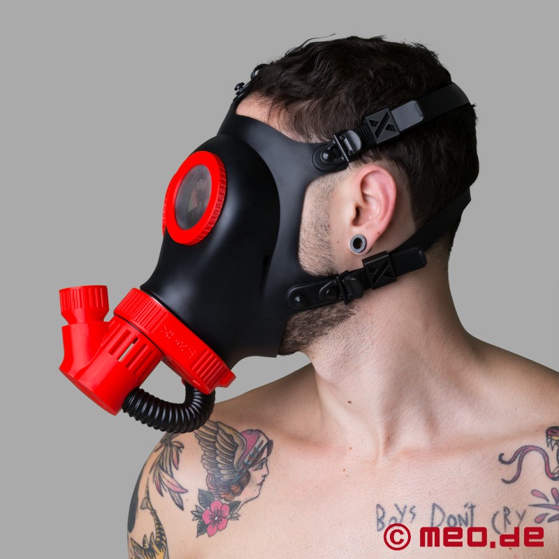 MEO-XTRM - GoldenShower™ - Fetiş Maske - kırmızı