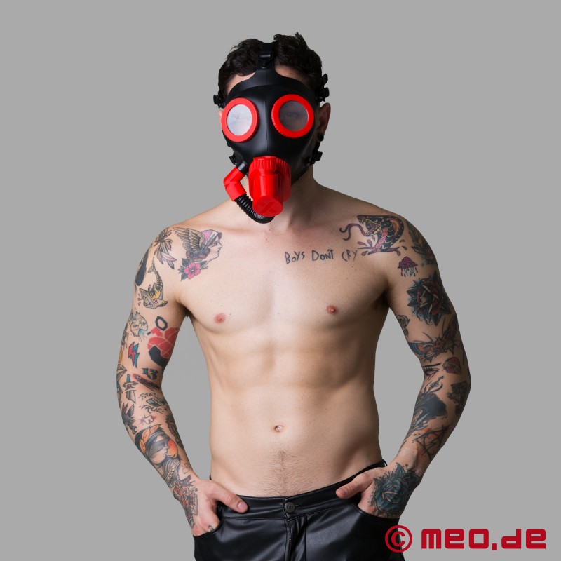 MEO-XTRM - GoldenShower™ - Fetish Mask - červená