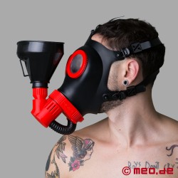 MEO-XTRM - GoldenShower™ - Fetisch Maske - rot