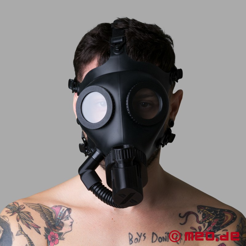 MEO-XTRM - GoldenShower™ - Fetisch Maske - schwarz