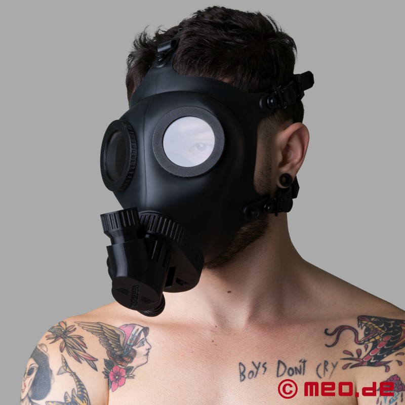 MEO-XTRM - GoldenShower™ - Fetiş Maske - siyah