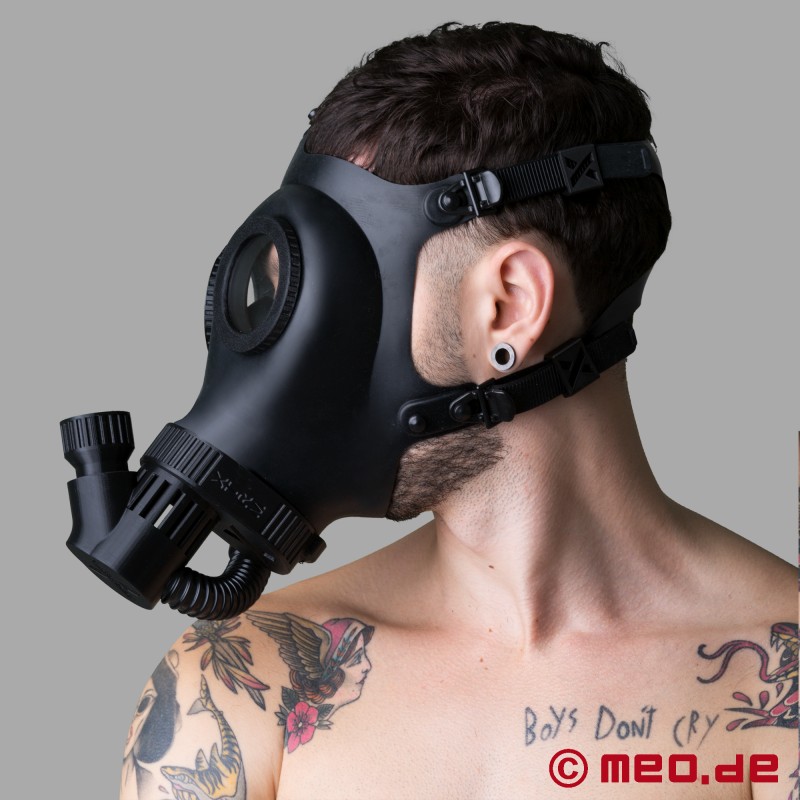 MEO-XTRM - GoldenShower™ - Fetiş Maske - siyah