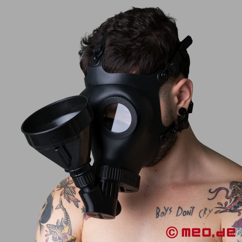 MEO-XTRM - GoldenShower™ - Fetiş Maske - siyah