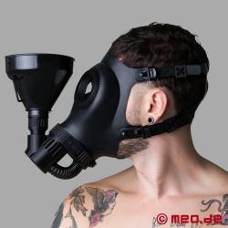 MEO-XTRM - GoldenShower™ - Maska dla fetyszystów - czarna
