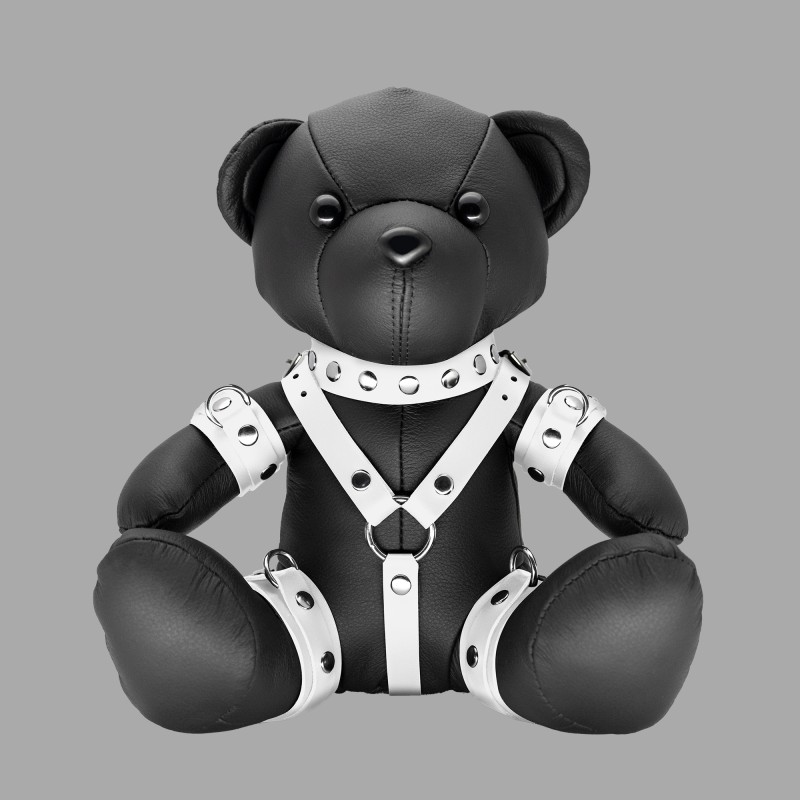 BDSM nallebjörn i läder - White Willy - 1