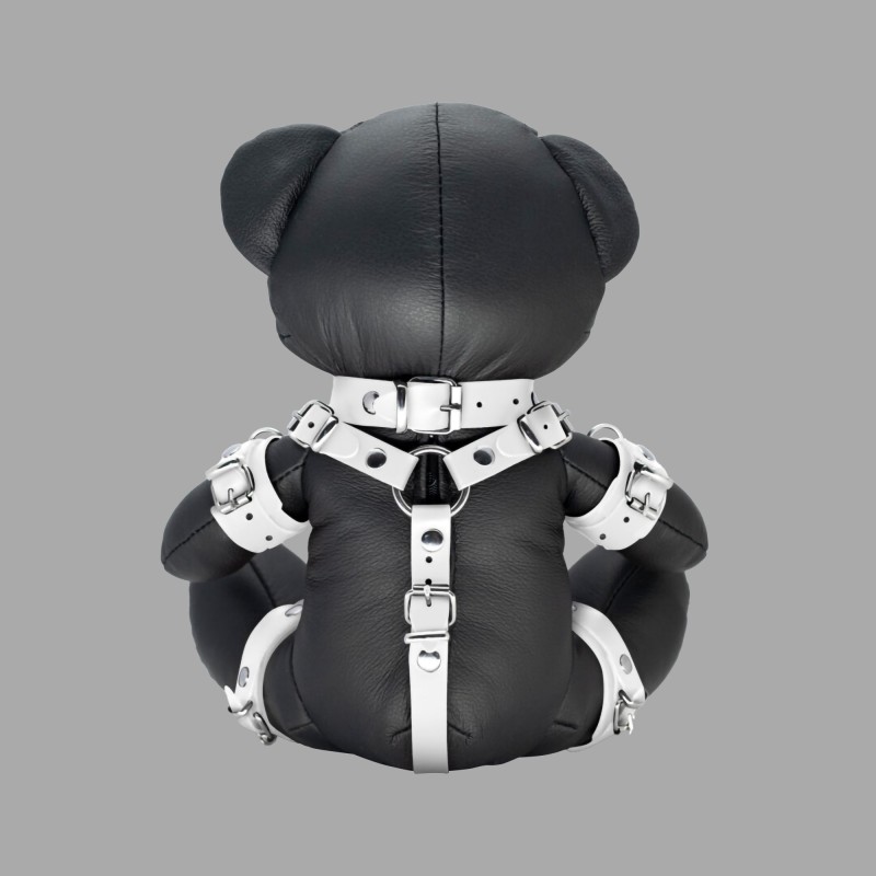 BDSM-bamse lavet af læder - White Willy - 2