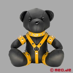 BDSM teddybeer van pelle - Yellow Yoyo