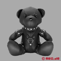Ursuleț de pluș BDSM din piele - Black Bruno