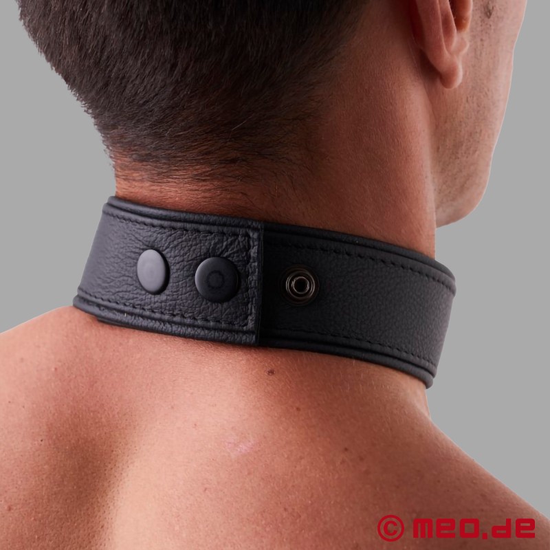 Collar BDSM de cuero suave