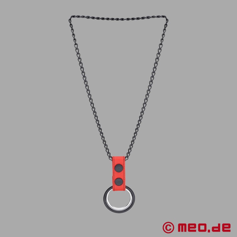 Necklace with 2 Cock Rings