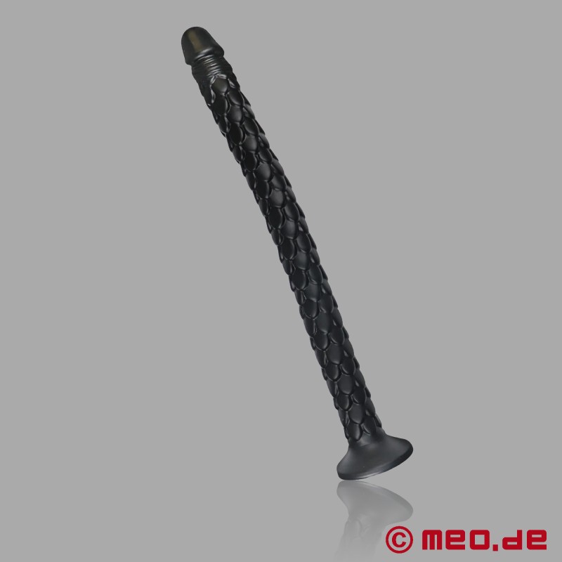 Czarny wąż analny - dildo 50 cm