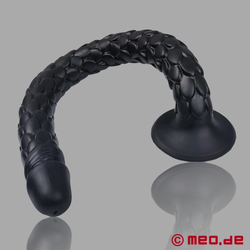 Czarny wąż analny - dildo 50 cm