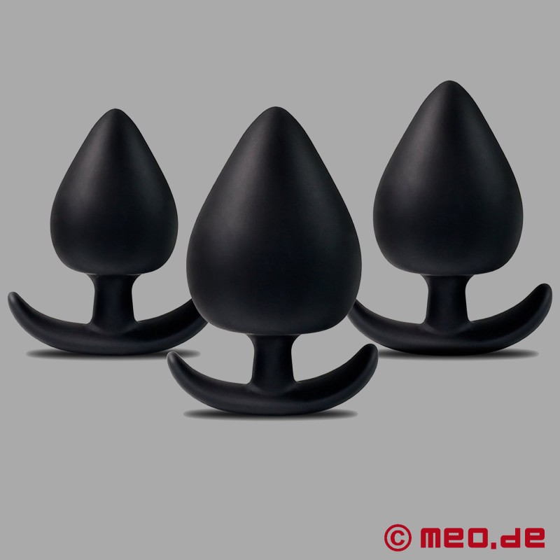 Anaal Flat Rate - Set met 3 butt plugs