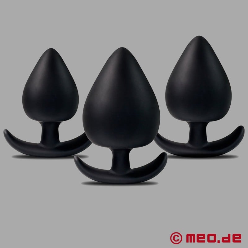 Anal Flat Rate - Set de 3 dopuri de fund