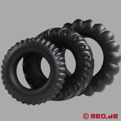 CAZZOMEO Cock Ring - komplekt kolme silikoonist riistarõngaga - Thumbnail