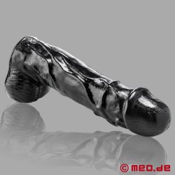 Bruce - Big Black Realistic Dildo with thick veins & 23 cm / 9" insertion length - Thumbnail
