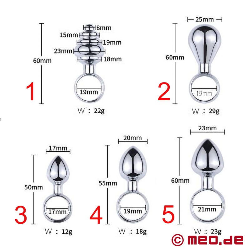 Analplug med ring