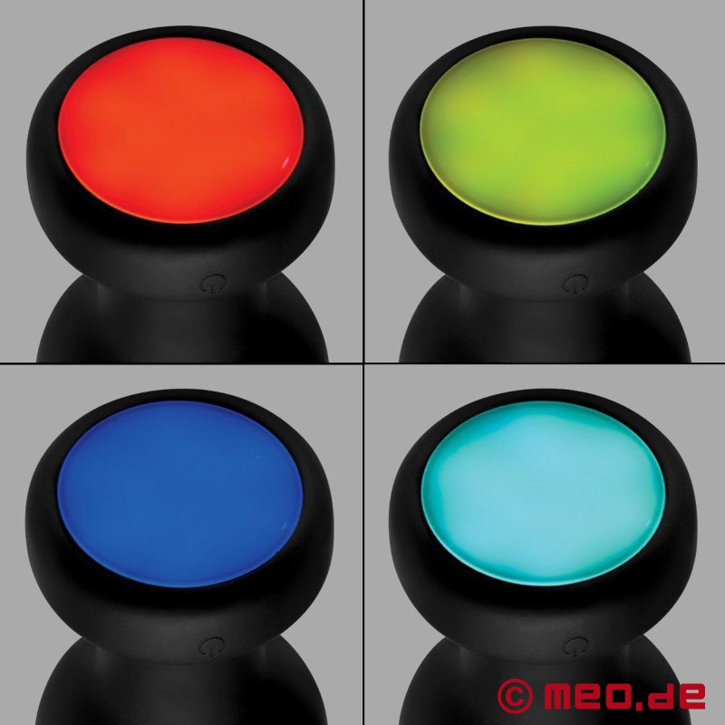 STROBO butt plug met licht - Butt plug met LED stroboscoop