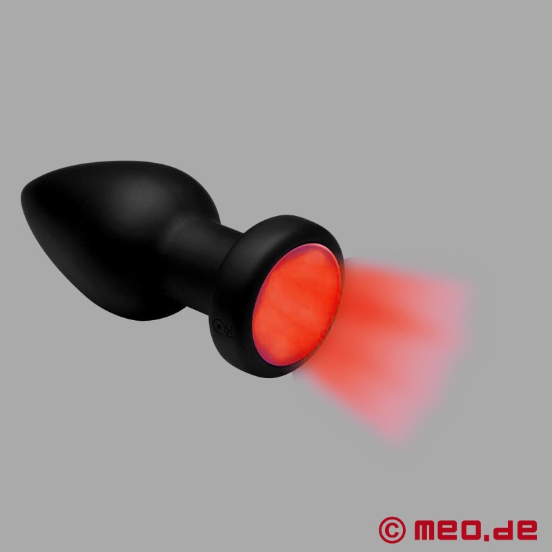 Anaalpistik STROBO koos valgusega - butt plug koos LED-stroboskoobiga