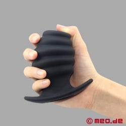 Spiral buttplug med tunnel