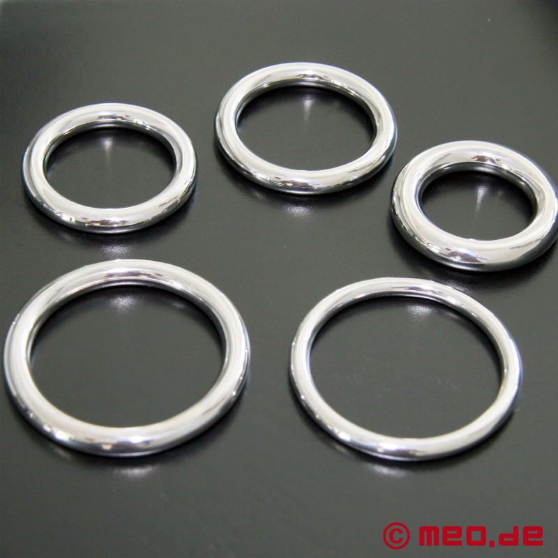 Anel para pénis em metal - Cock Ring ClassicSteel™ - O clássico entre os anéis para pénis - Design leve