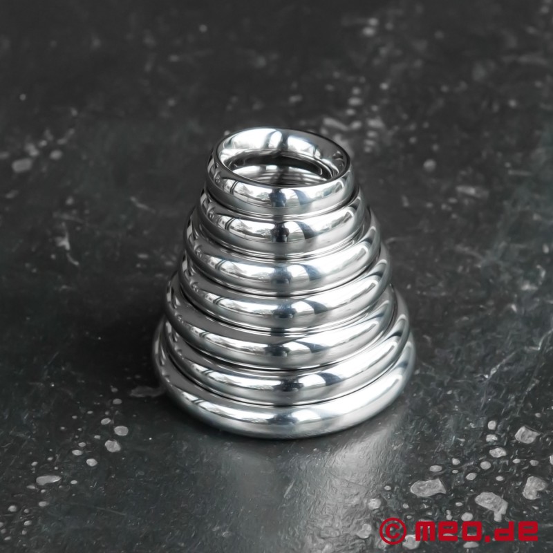 Donut Duke™ - Cockring de lujo de acero inoxidable - 5