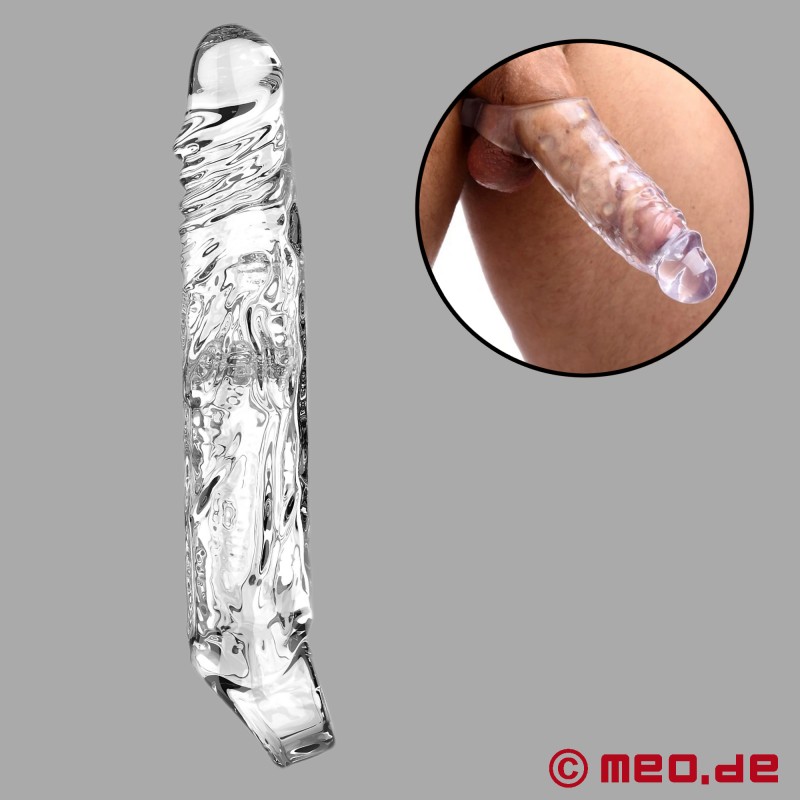 Manșon pentru penis - XL - 22,5 cm - manșon transparent pentru penis