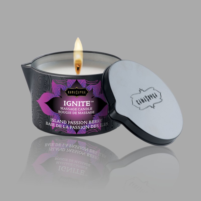 Kama Sutra Ignite massageljus - Island Passion Berry - 1
