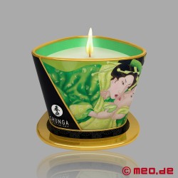 BDSM Wax Play - Shunga Masažinė žvakė - Exotic Green Tea