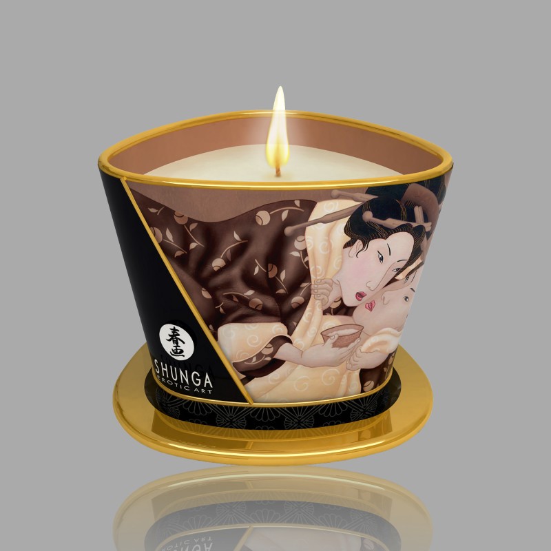 Shunga Massage Candle Intox Chocolate - 1
