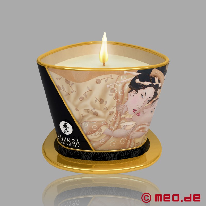 Shunga Massage Candle - Vanilla