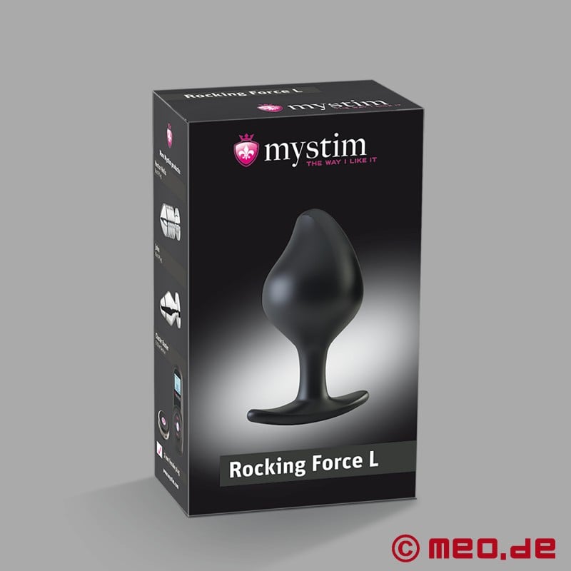 ROCKING FORCE - büyük E-Stim popo tıkacı - Mystim Electrosex