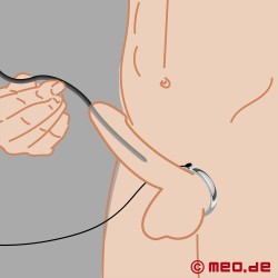 Dilator PowerExchange - Flexibel penis plug