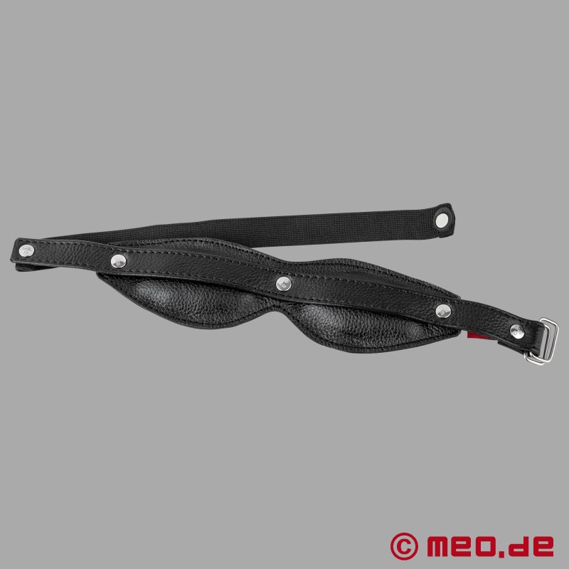 MEO® Bondage Starter Set - кожаный ошейник и маска для глаз - 6