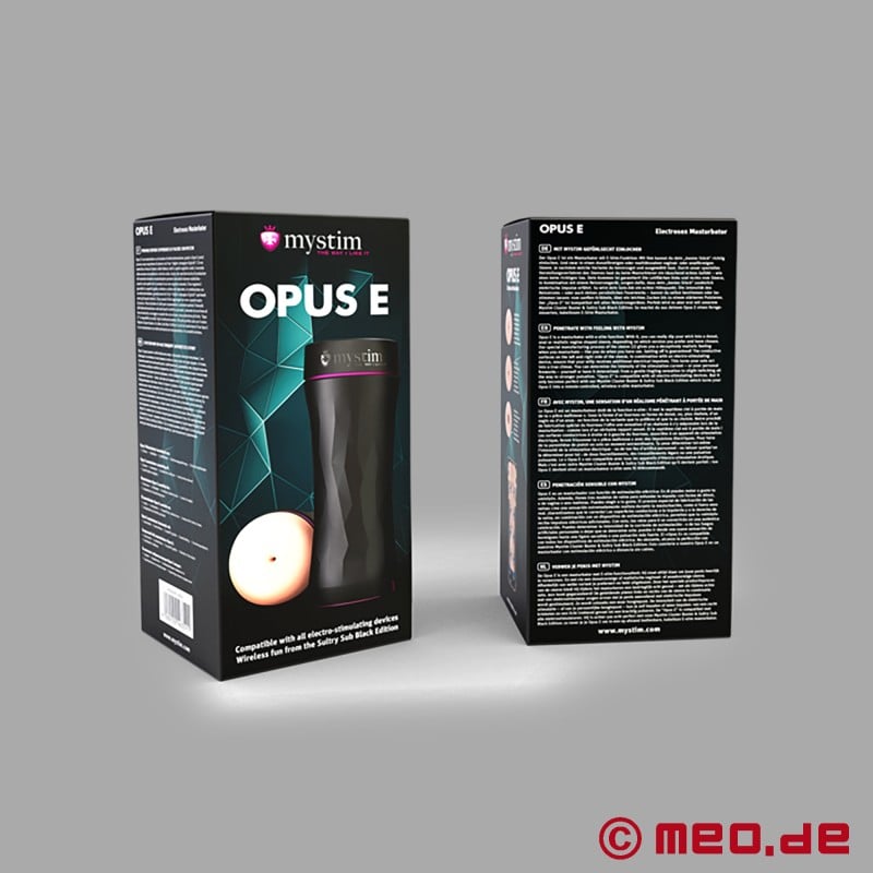 OPUS E - Versione anale - Masturbatore con elettrostimolazione per uomo - Mystim Electrosex