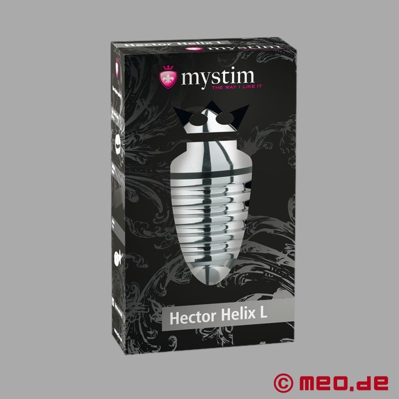 HECTOR HELIX - Butt plug grande para E-Stim - Mystim Electrosex