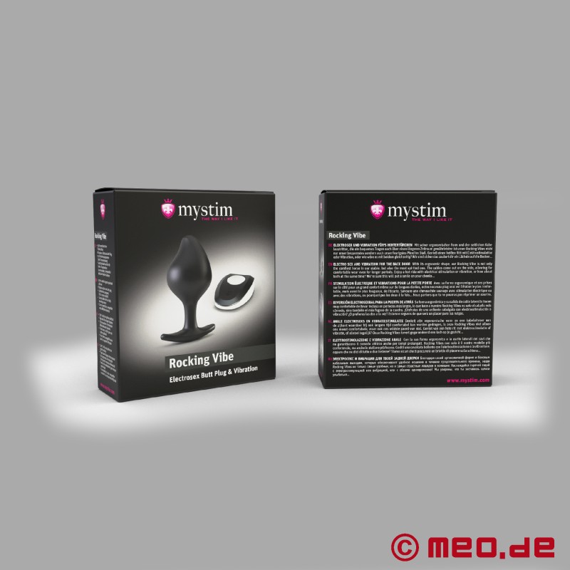 ROCKING VIBES E-Stim butt plug met vibratie - Mystim Electrosex Plugs