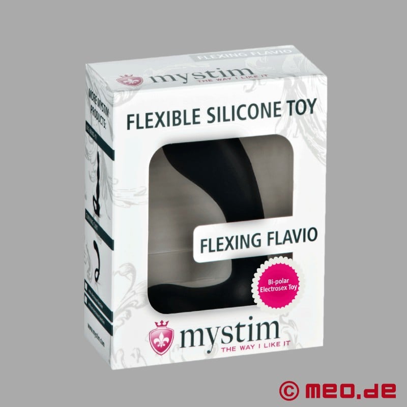 Estimulador de próstata FLEXING FLAVIO com E-Stim - Mystim Electrosex