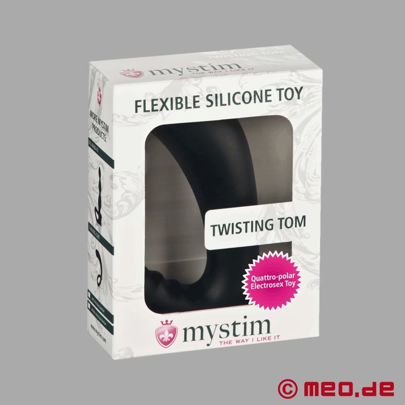 Stimulateur de prostate TWISTING TOM avec E-Estim Mystim