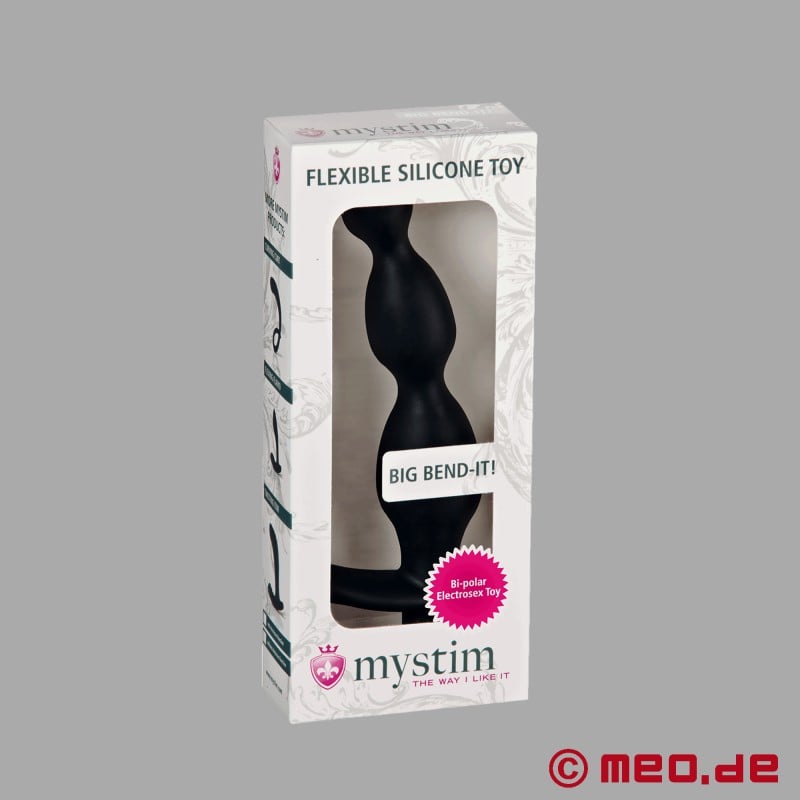 ¡BIG BEND-IT! Estimulador de próstata con E-Stim - Mystim Electrosex