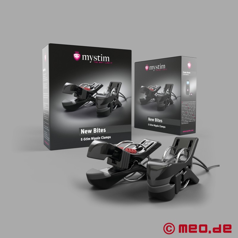 Mystim BARRY BITE 2.0 - Knaģi krūtsgaliem elektrostimulācijai