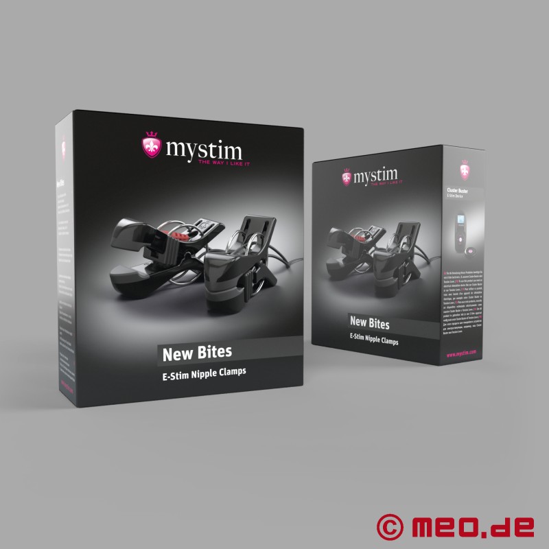 Mystim BARRY BITE 2.0 - Knaģi krūtsgaliem elektrostimulācijai