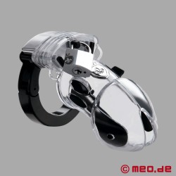 PUBIC ENEMY NO 1 - penis cage - chastity belt with e-stim Mystim