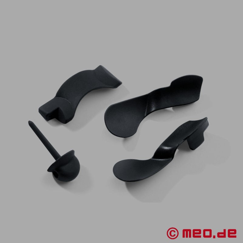 PUBIC ENEMY NO 2 - Centură de castitate / cușcă de castitate cu E-Stim - Mystim Electrosex