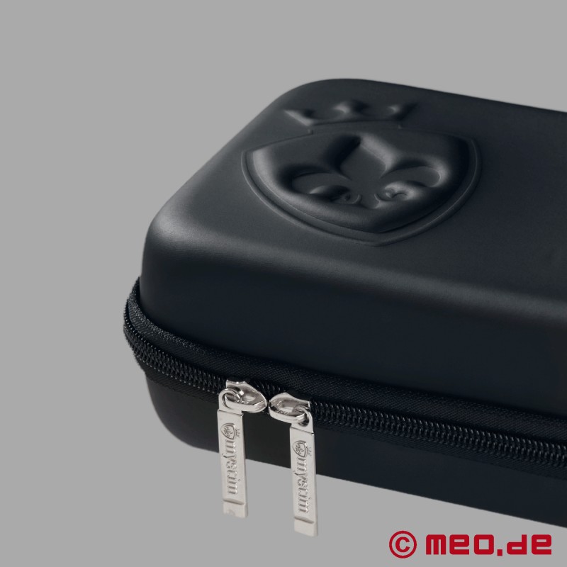 PUBIC ENEMY NO 2 - Centură de castitate / cușcă de castitate cu E-Stim - Mystim Electrosex