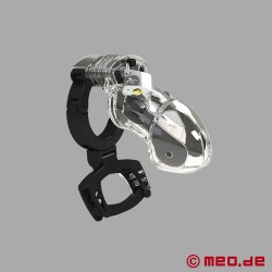 Mystim Pubic Enemy™ No. 3 - E-stimuláló tisztasági ketrec CBT-vel - Thumbnail