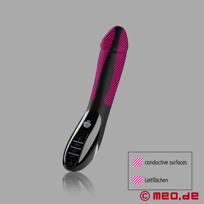 Mystim Tickling Truman™ - Gode électrostimulant avec vibration - 4