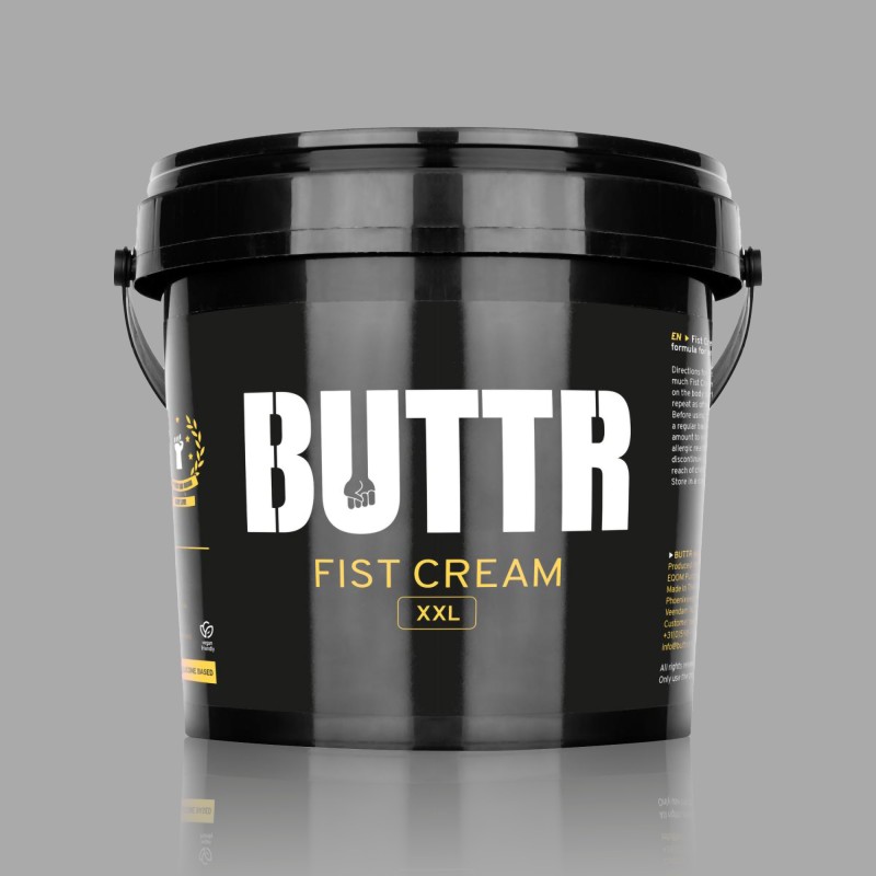 BUTTR fisting krém XXL vödörben - 1000 ml végső kenőanyag az intenzív szexhez és fistinghez - 1
