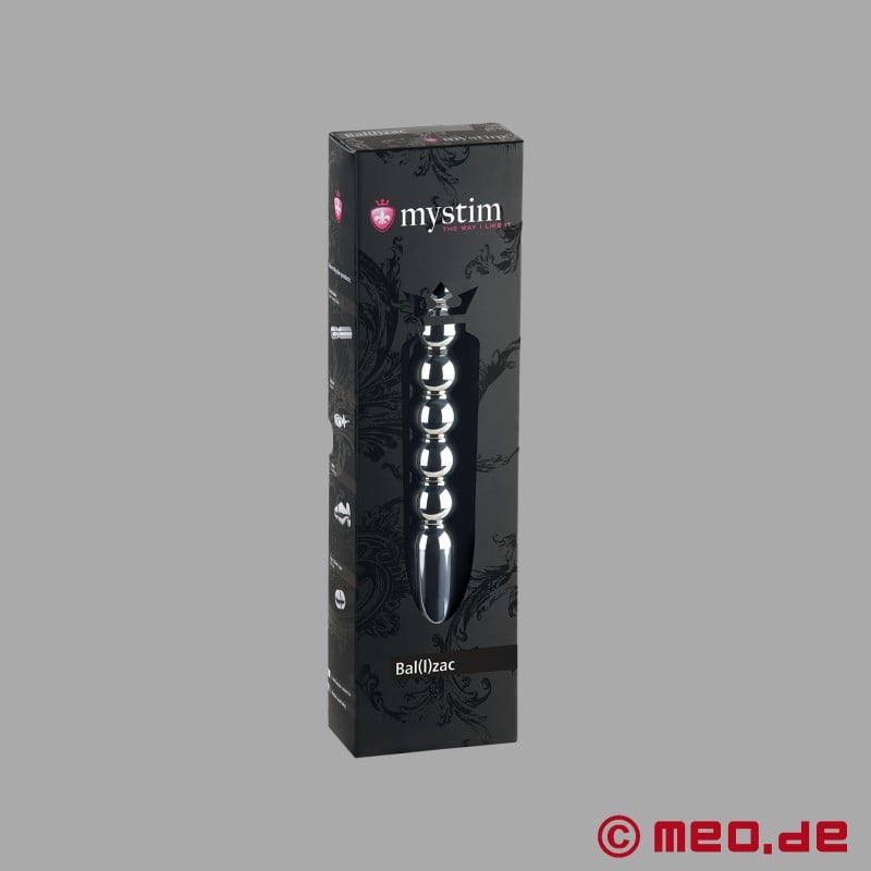 Dildo metallico Bal(l)zac per l'elettrosex - Mystim Electrosex