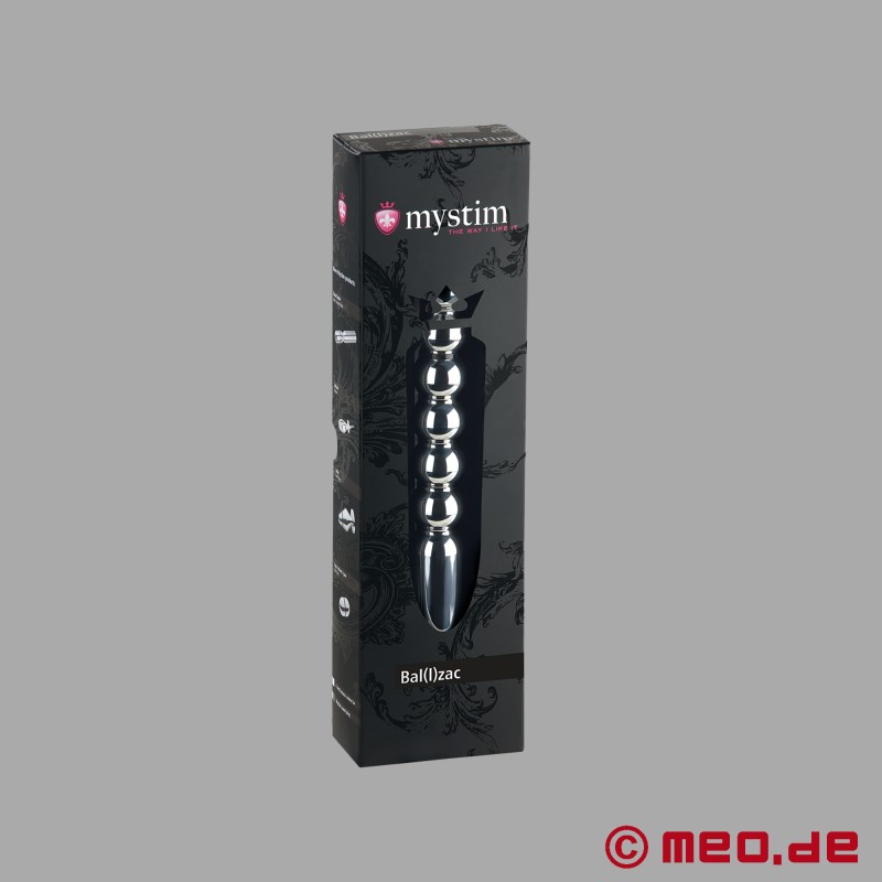 Bal(l)zac Metalen Dildo voor Electrosex - Mystim Electrosex